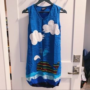 Super Cute Whale sleeveless Dress